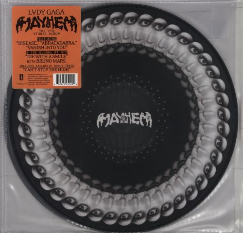 Lady Gaga MAYHEM - Zoetrope Picture Disc Edition - Sealed picture disc LP (vinyl picture disc album) UK LGQPDMA862851
