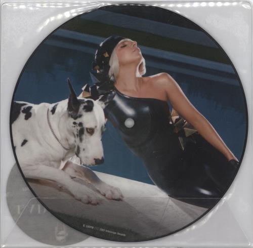 Lady Gaga Poker Face 7" vinyl picture disc (7 inch picture disc single) UK LGQ7PPO465976