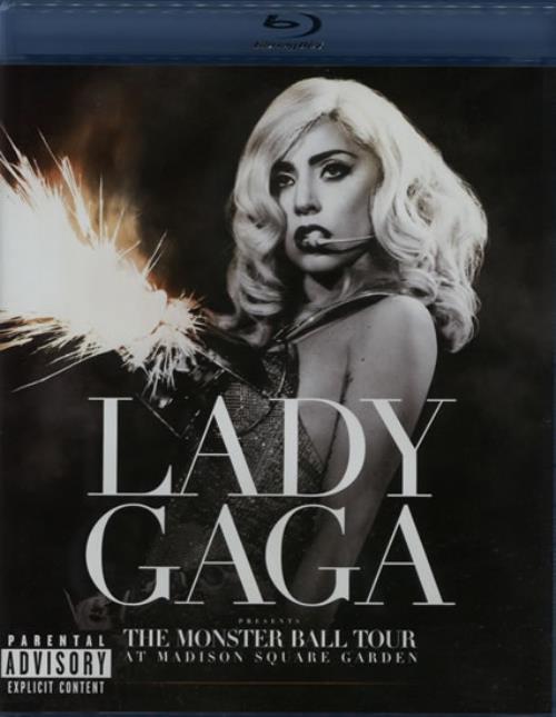 Lady Gaga Presents The Monster Ball Tour Blu Ray DVD UK LGQBRPR578917