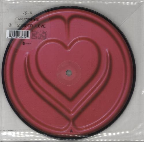 Lady Gaga Stupid Love 7" vinyl picture disc (7 inch picture disc single) US LGQ7PST860240
