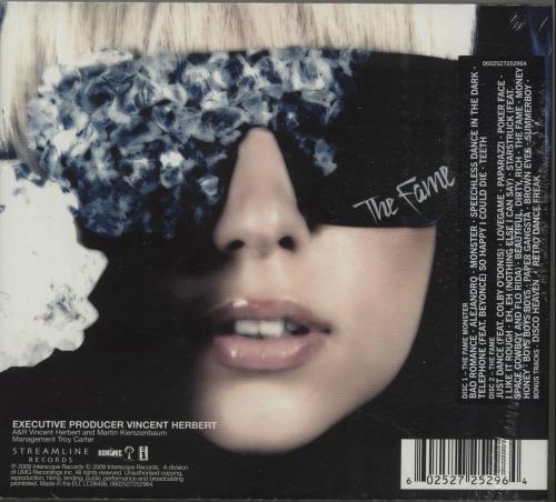 Lady Gaga The Fame Monster 2 CD album set (Double CD) UK LGQ2CTH489997
