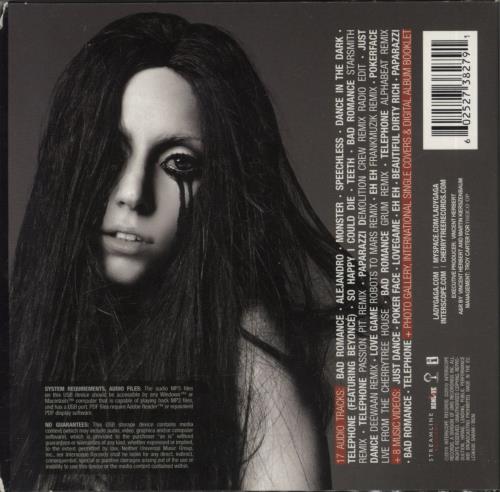 Lady Gaga The Fame Monster CD-ROM UK LGQROTH862964