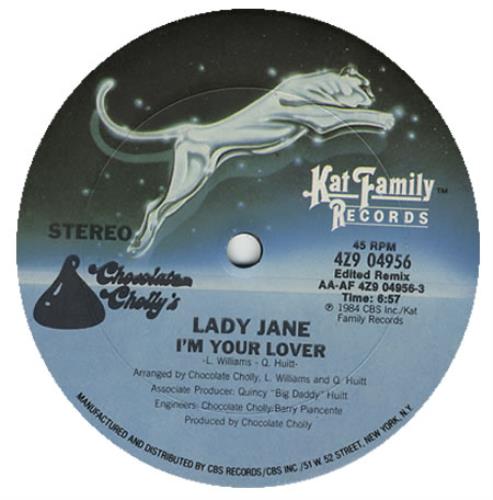 Lady Jane I'm Your Lover 12" vinyl single (12 inch record / Maxi-single) US LE_12IM394568