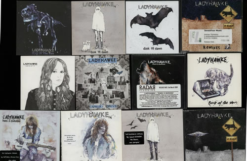 Ladyhawke Quantity Of 27 CD'S, Singles & Promo's 6-CD album set UK LHK6CQU632148