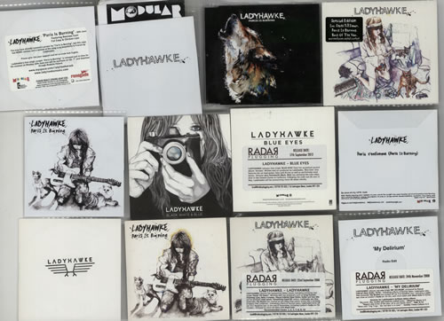 Ladyhawke Quantity Of 27 CD'S, Singles & Promo's 6-CD album set UK LHK6CQU632148