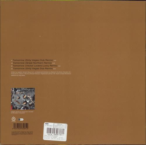 Ladytron Tomorrow 12" vinyl single (12 inch record / Maxi-single) UK LYR12TO771793
