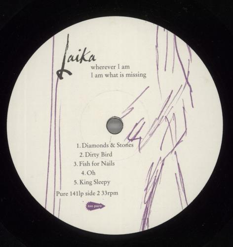 Laika Wherever I Am I Am What Is Missing vinyl LP album (LP record) UK LKALPWH879955