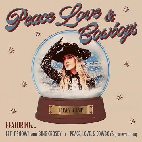 Lainey Wilson Peace Love and Cowboys - Holiday Edition - Black Vinyl - Sealed vinyl LP album (LP record) UK 7EQLPPE879376