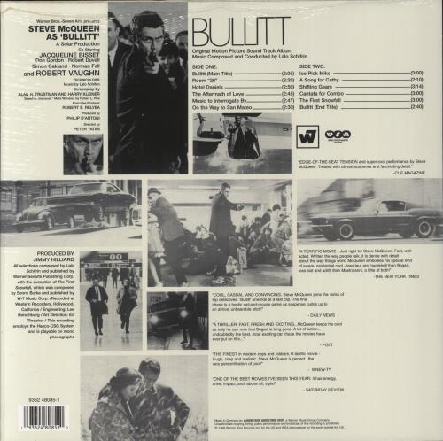 Lalo Schifrin Bullitt - Sealed vinyl LP album (LP record) German LALLPBU858078