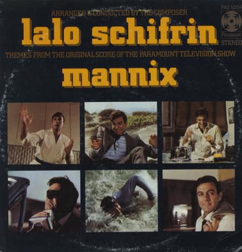 Lalo Schifrin Mannix vinyl LP album (LP record) US LALLPMA364263