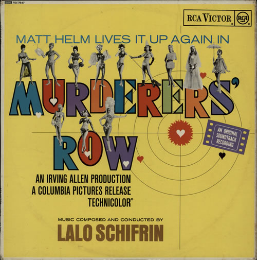 Lalo Schifrin Murderers' Row - EX vinyl LP album (LP record) UK LALLPMU584528