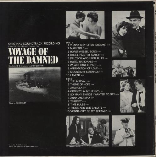 Lalo Schifrin Voyage Of The Damned vinyl LP album (LP record) Japanese LALLPVO873079