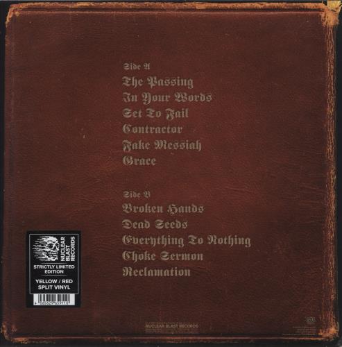 Lamb Of God Wrath - Yellow/Red Vinyl vinyl LP album (LP record) UK LGMLPWR857037