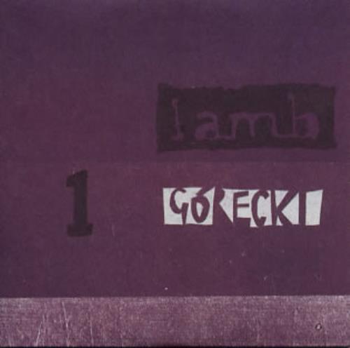 Lamb Gorecki CD single (CD5 / 5") UK L-AC5GO300622
