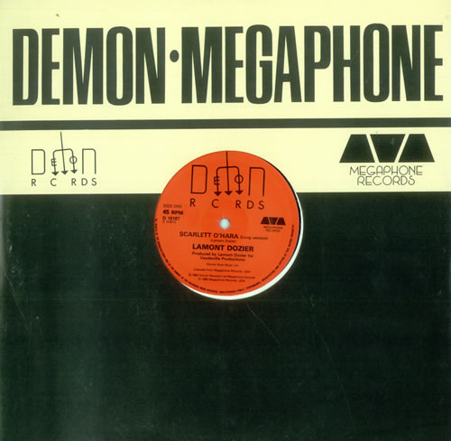Lamont Dozier Scarlett O'Hara 12" vinyl single (12 inch record / Maxi-single) US LHX12SC517754