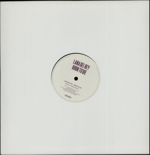 Lana Del Rey Born To Die 12" vinyl single (12 inch record / Maxi-single) UK L3X12BO619114