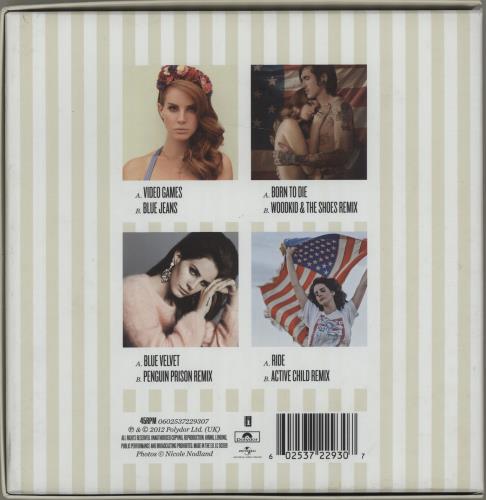 Lana Del Rey The Singles 7" single box set French L3X7XTH663804