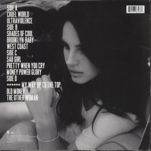 Lana Del Rey Ultraviolence - 180gm 2-LP vinyl record set (Double LP Album) US L3X2LUL881445