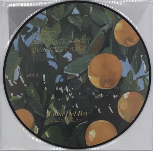 Lana Del Rey Violet Bent Backwards Over The Grass picture disc LP (vinyl picture disc album) UK L3XPDVI882679
