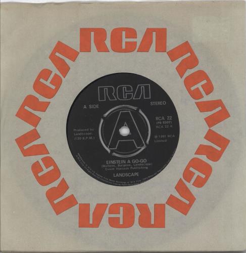 Landscape Einstein A Go-Go - 4pr 7" vinyl single (7 inch record / 45) UK L-S07EI720227