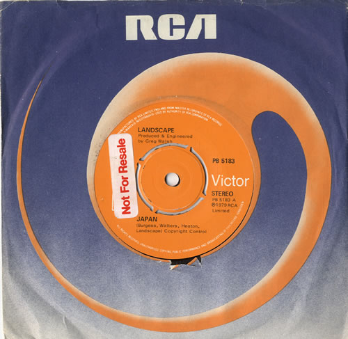 Landscape Japan - Sample 7" vinyl single (7 inch record / 45) UK L-S07JA597960