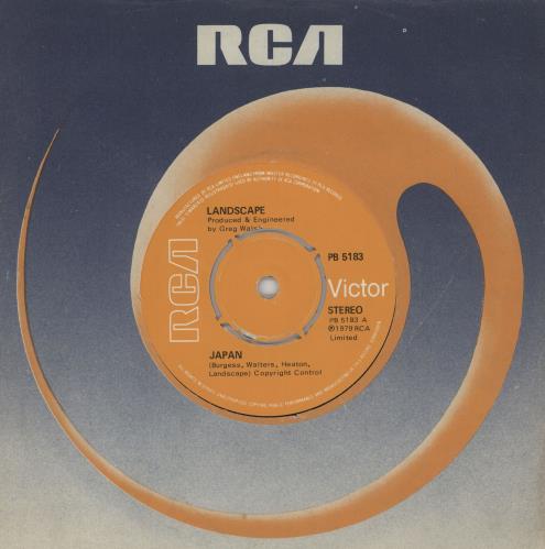 Landscape Japan 7" vinyl single (7 inch record / 45) UK L-S07JA762041