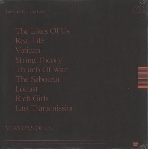 Lanterns On The Lake Versions Of Us - Orange Vinyl - Sealed vinyl LP album (LP record) UK L98LPVE878217