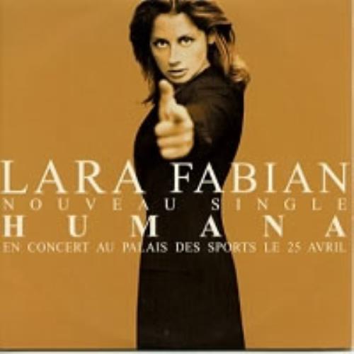 Lara Fabian Humana CD single (CD5 / 5") French FABC5HU170323