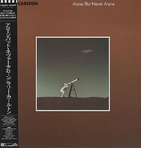 Larry Carlton Alone/But Never Alone vinyl LP album (LP record) Japanese LC5LPAL371723