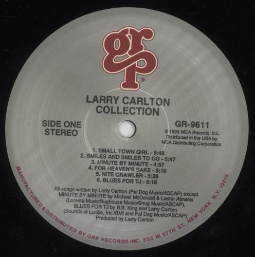Larry Carlton Collection vinyl LP album (LP record) US LC5LPCO746143
