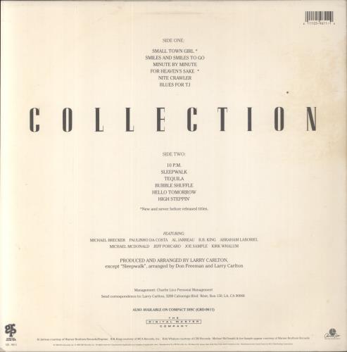 Larry Carlton Collection vinyl LP album (LP record) US LC5LPCO746143