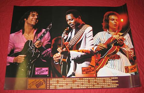 Larry Carlton Fusion Guitarist Big-3 poster Japanese LC5POFU359608