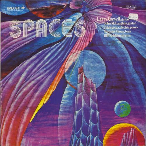 Larry Coryell Spaces - price stickered vinyl LP album (LP record) UK YCYLPSP788497
