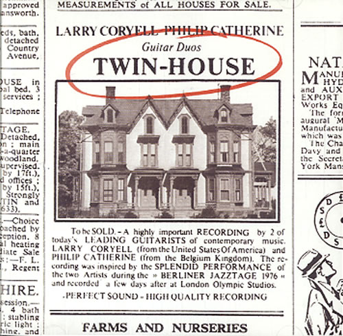 Larry Coryell Twin-House CD album (CDLP) US YCYCDTW610867