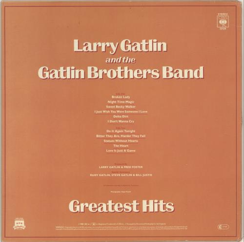 Larry Gatlin Greatest Hits vinyl LP album (LP record) UK LPWLPGR699491