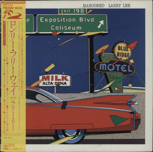 Larry Lee Marooned + Obi vinyl LP album (LP record) Japanese O2ZLPMA679018