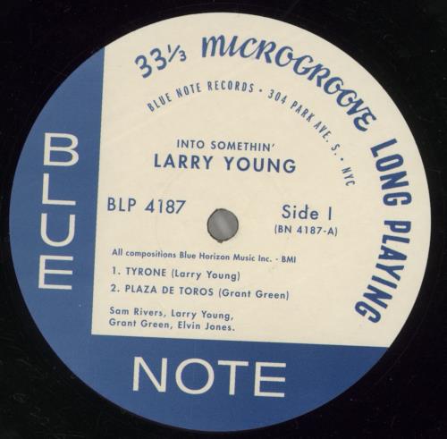 Larry Young Into Something - Shrink vinyl LP album (LP record) US OG8LPIN869888