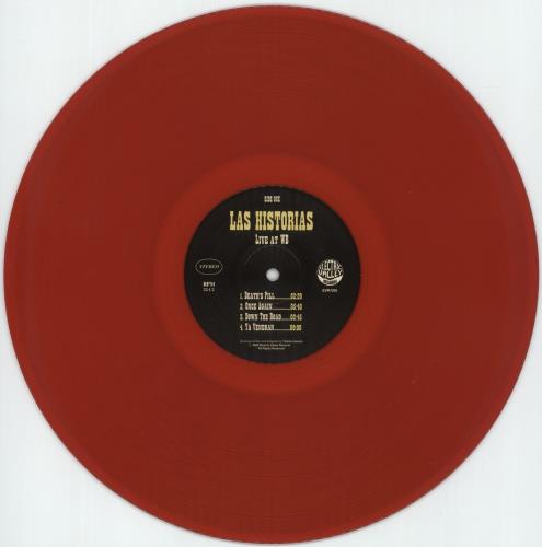 Las Historias Live At WB - Red Vinyl vinyl LP album (LP record) Italian 9A8LPLI877239