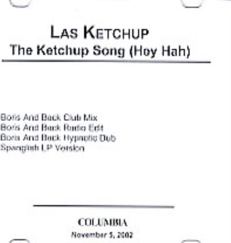 Las Ketchup The Ketchup Song (Hey Hah) CD-R acetate US LKCCRTH283594