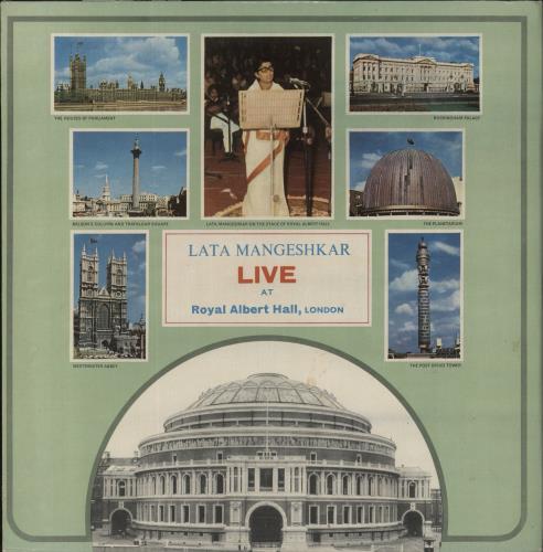Lata Mangeshkar Live At Royal Albert Hall, London (March 1974) 2-LP vinyl record set (Double LP Album) Indian N6W2LLI849935