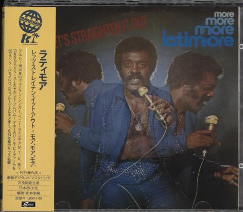 Latimore Let's Straighten It Out - More, More, More, Latimore CD album (CDLP) Japanese 17ZCDLE807851