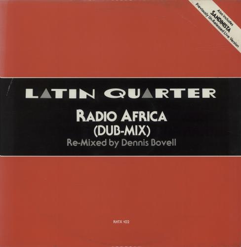 Latin Quarter Radio Africa 12" vinyl single (12 inch record / Maxi-single) UK LTQ12RA685156