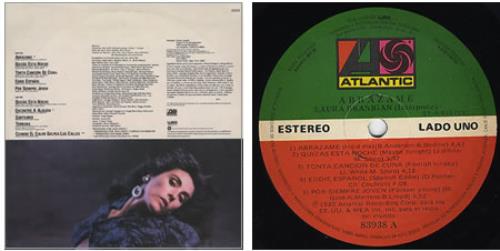 Laura Branigan Abrazame vinyl LP album (LP record) Argentinean BRALPAB236503