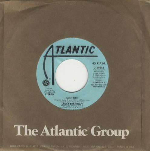 Laura Branigan Solitaire 7" vinyl single (7 inch record / 45) US BRA07SO74747