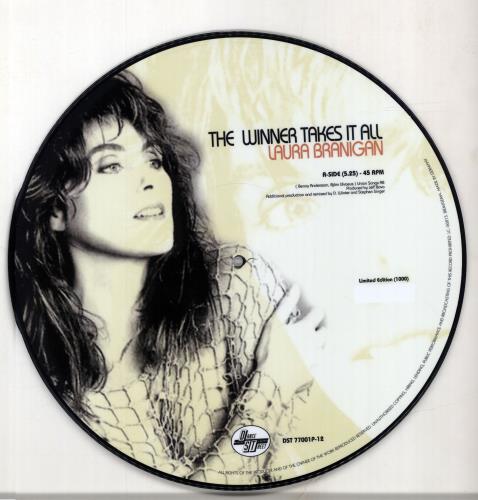 Laura Branigan The Winner Takes It All 12" vinyl picture disc (12 inch picture record) German BRA2PTH344716