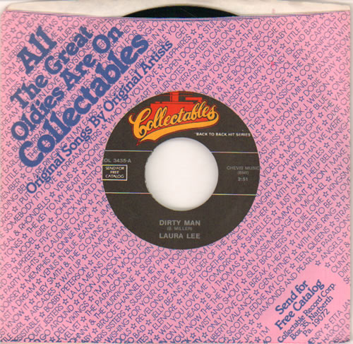 Laura Lee Dirty Man 7" vinyl single (7 inch record / 45) US LLE07DI641602