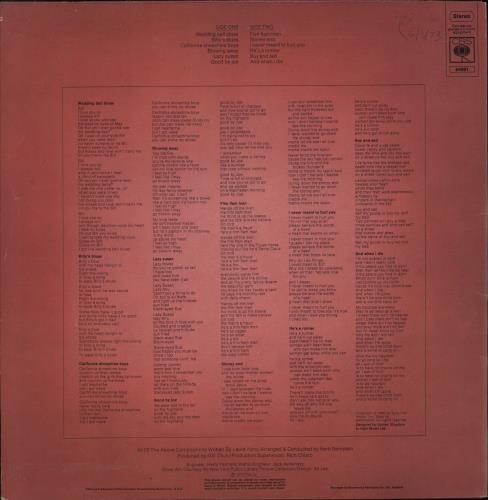Laura Nyro The First Songs vinyl LP album (LP record) UK NYRLPTH417995