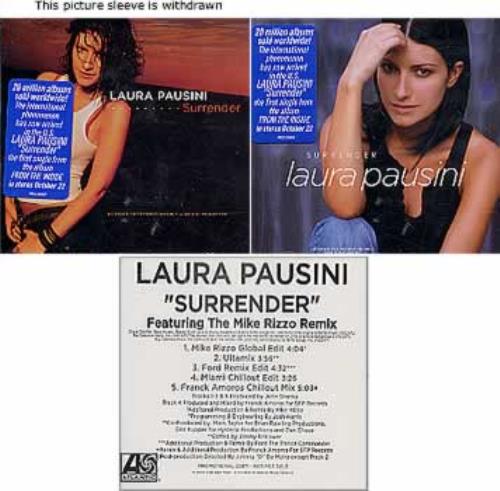 Laura Pausini Surrender 3-CD album set (Triple CD) US LUP3CSU231108