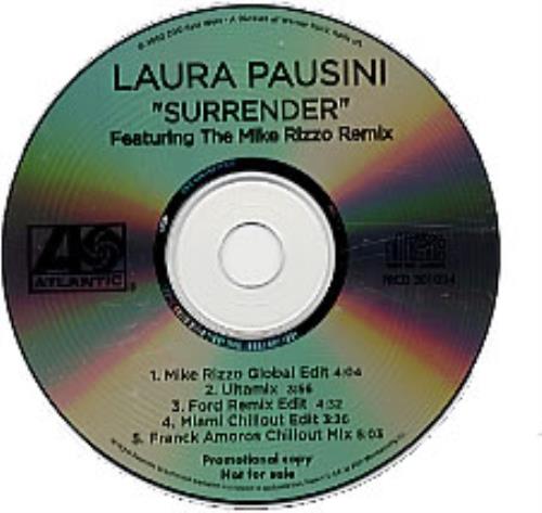 Laura Pausini Surrender CD single (CD5 / 5") US LUPC5SU249858