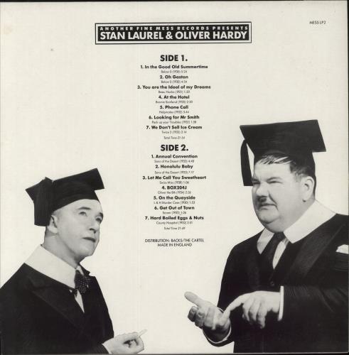 Laurel & Hardy (Comedy) Stan Laurel & Oliver Hardy vinyl LP album (LP record) UK L+HLPST875358